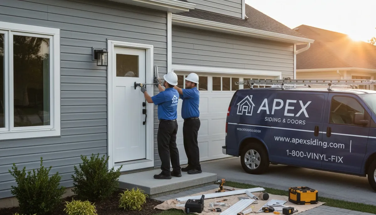 Vinyl siding and door repair specialists in Philadelphia, PA providing professional exterior service