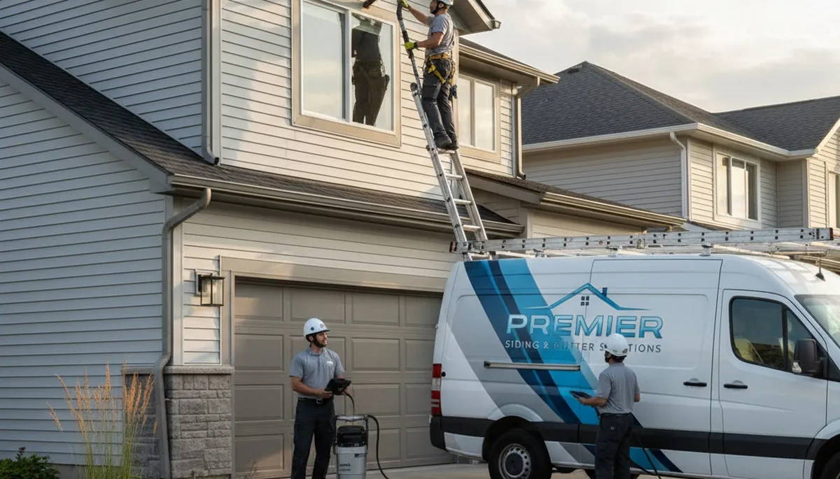 Professional gutter cleaning service in Philadelphia, PA by Next Level Exteriors