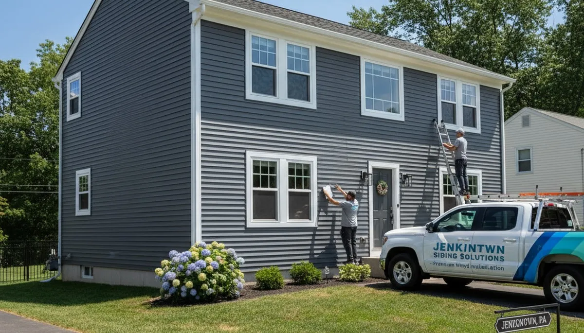 Professional vinyl siding installation in Philadelphia, PA home exterior by philadelphiapasiding.com